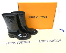 Botas Louis Vuitton negras piel y gamuza de segunda mano - GoTrendier