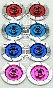 4PCS Aluminum Alloy Brake Disc  Metal Hex Adapter 12MM For RC 1/10 WITH PINS - Picture 1 of 6