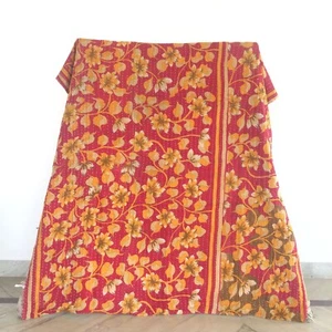 Vintage Kantha Quilt Bedding Throw Bedspread Blanket Gudari Ralli Wholesale 1Pc - Picture 1 of 21