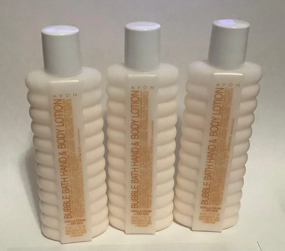 NEW/SEALED AVON MINI HAND & BODY LOTIONS VANILLA CREAM- TRAVEL SIZE- CUTE! - Image 1 of 1