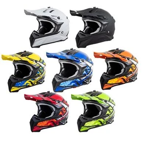 Zamp H77703FL Zamp FX-4 Motocross Helmet, Black, Large - Picture 1 of 15