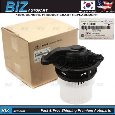 Genuine A/C Blower Motor Fan Assembly for 2020-2023 Hyundai Sonata 97113-L0000 - Image 1 of 4