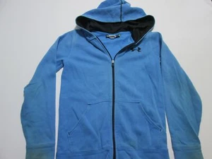 Under Armour Youth Girls Size M Track Jacket Blue Hooded Outerwear - Picture 1 of 6