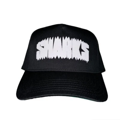 NUEVO Sombrero Personalizado San Jose Sharks Chomp Bite Gorra Snapback Logo Vintage Foto 1 de 4