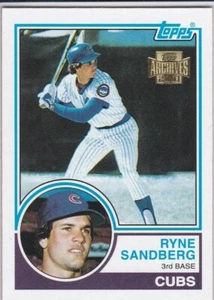 RYNE SANDBERG Topps Archives RP ROOKIE CARD Chicago Cubs Baseball RC MINT - Imagen 1 de 2