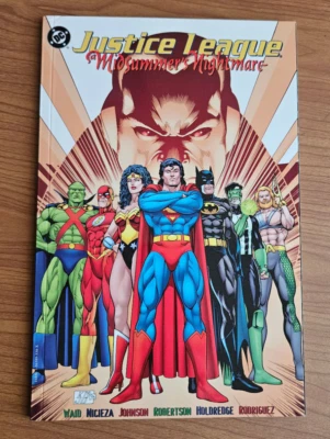 JUSTICE LEAGUE MIDSUMMER'S NIGHTMARE MARK WAID 1996 1ª IMPRESSÃO TPB NOVO ESTOQUE ANTIGO - Imagem 1 de 4