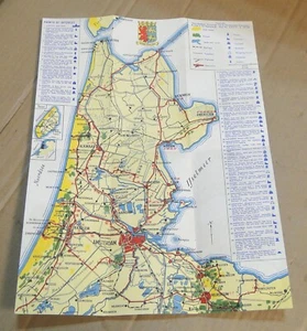 Noordholland Netherlands 1950's Map - Picture 1 of 3