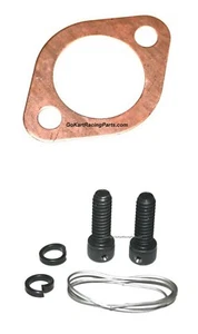 Briggs Raptor Flathead Copper Exhaust Gasket Header Bolt Kit 1/4-20 Go Kart - Picture 1 of 3