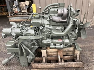 GOVERNMENT SURPLUS DETROIT 3-53T TURBO MECHANICAL DIESEL ENGINE - Picture 1 of 7