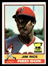 1976 TOPPS JIM RICE BOSTON RED SOX #340 EX MC X6573
