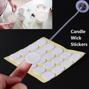Self-adhesive Glue Stick Heat Resistance Candle Wicks Stickers Making Supplies