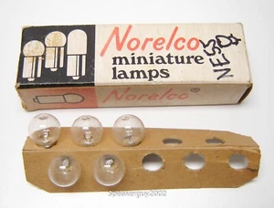 5 Pack / Norelco NE55 Miniature Bulbs - Lamps - Picture 1 of 2