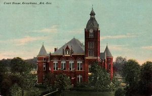 Vintage Postcard: 1914 Court House, Texarkana, Arkansas-Texas - Posted - Picture 1 of 2