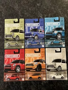 2024 Matchbox Mini Cooper Set (6) NEW! WalMart Exclusives - Picture 1 of 10