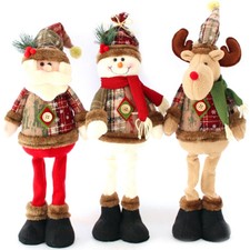 Set di 3 Pezzi di Decorazioni Natalizie Bambole con Decorazioni Natalizie F J7G8