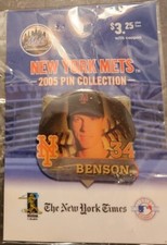 Kris Benson New York Mets 2005 Pin  Collection