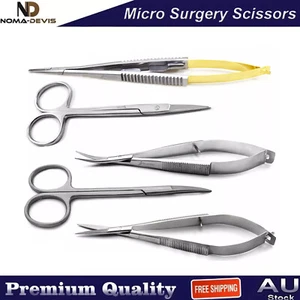 Dental Iris Gum Scissors Surgical Noyes Spring Precision Ophthalmology Shears CE - Picture 1 of 6