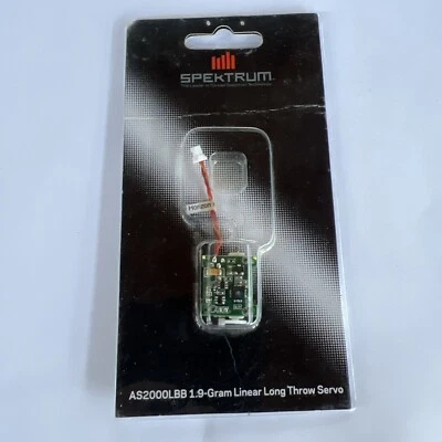 SPEKTRUM #AS200LBB 1.9 GRAM LINEAR LONG THROW SERVO NEW IN FACTORY SEALED PKG - Image 1 of 4