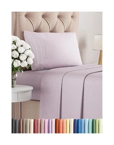 Twin XL Size 3 Piece Sheet Set - Comfy Breathable & Cooling Bed Sheets Set - ... - Picture 1 of 8