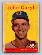 John Goryl 1958 Topps  Chicago Cubs  #384