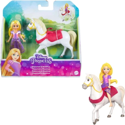 Disney Princess Rapunzel Doll And Maximus Horse Figures Tangled New Kids Toy   - Image 1 of 4