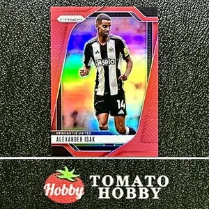 PANINI PRIZM PREMIER LEAGUE 2024-25 ALEXANDER ISAK /199 RED REFRACTOR NEWCASTLE - Picture 1 of 2