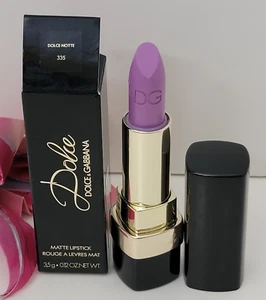 DOLCE & GABBANA MATTE LIPSTICK 0.12 oz DOLCE NOTTE 335 (RARE DISCONTINUED COLOR) - Picture 1 of 3