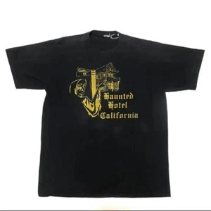 80s Monster T-shirt Haunted Hotel Mansion Horror Vintage - Picture 1 of 7