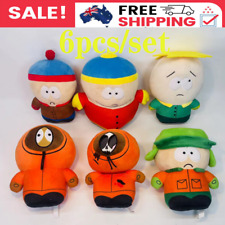 6pcs/set South Park Plush Cartoon Toy Stan Kyle Kenny Soft Stuffed Doll Kid Gift