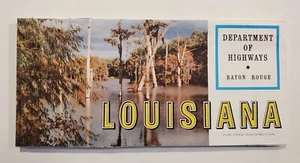 Vintage LOUISIANA Department of Highways Street Map - Picture 1 of 5
