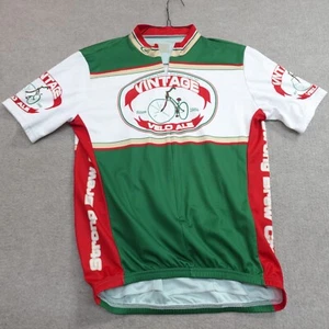 Vintage Velo Ale Radtrikot Large grün 3/4 Zip Performance - Bild 1 von 11