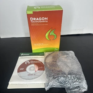 Nuance Dragon Naturally Speaking Home Version 12 Speech Software NEW (Open Box) - Picture 1 of 8