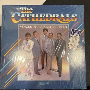 THE CATHEDRALS VOICES IN PRAISE A CAPPELLA RIVERSONG All Original Lp - Picture 1 of 4