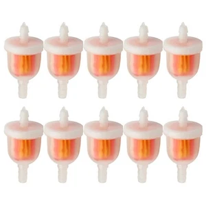 10PCS Red Inline Fuel Filters for Motorcycles ATV Dirt Bikes and Scooters - Picture 1 of 7