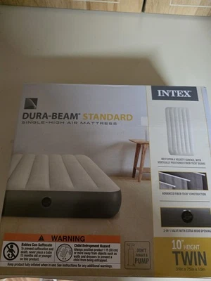 Colchón de aire alto individual estándar Intex 64101E Dura-Beam Deluxe Foto 1 de 2