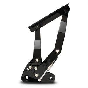 EDDIE MOTORSPORTS Billet Hood Hinges Matte Black 67-72 Chevy Blazer, Jimmy, Truc - Picture 1 of 2