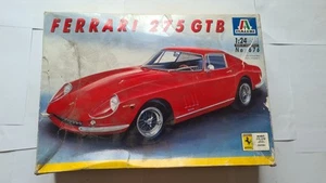Italeri Ferrari 275 GTB 1/24 Model Kit – Unbuilt, Complete, Rare, Vintage 1989 - Foto 1 di 12