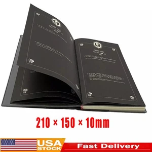 Death Note Japanese Anime Notebook + Feather Pen Writing Journal Costume Cosplay - Picture 1 of 13