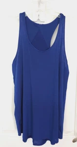 Nuevo Camiseta sin mangas Lululemon Essential plisada ajuste clásico hasta la cadera azul LARK - Imagen 1 de 4