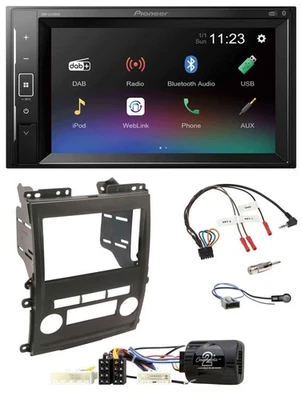 Pioneer DAB Lenkrad 2DIN Bluetooth USB Autoradio für Nissan Xterra 09-11 Telefon - Bild 1 von 4