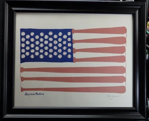America's Pastime Woody Jackson print-preowned - Picture 1 of 7