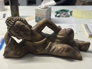 Reclining Restore, Terracotta, Bronze Reclining Statue. Excellent! - Picture 1 of 4