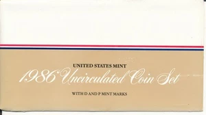 1986 United States Mint Set (10 Coins) - Picture 1 of 5