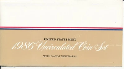 1986 United States Mint Set (10 Coins) - Image 1 of 4