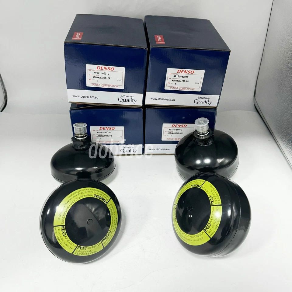 Toyota Lexus LX470 4 set DENSO Suspension accumulator 49141-60010 49151-60010 - Imagem 1 de 4