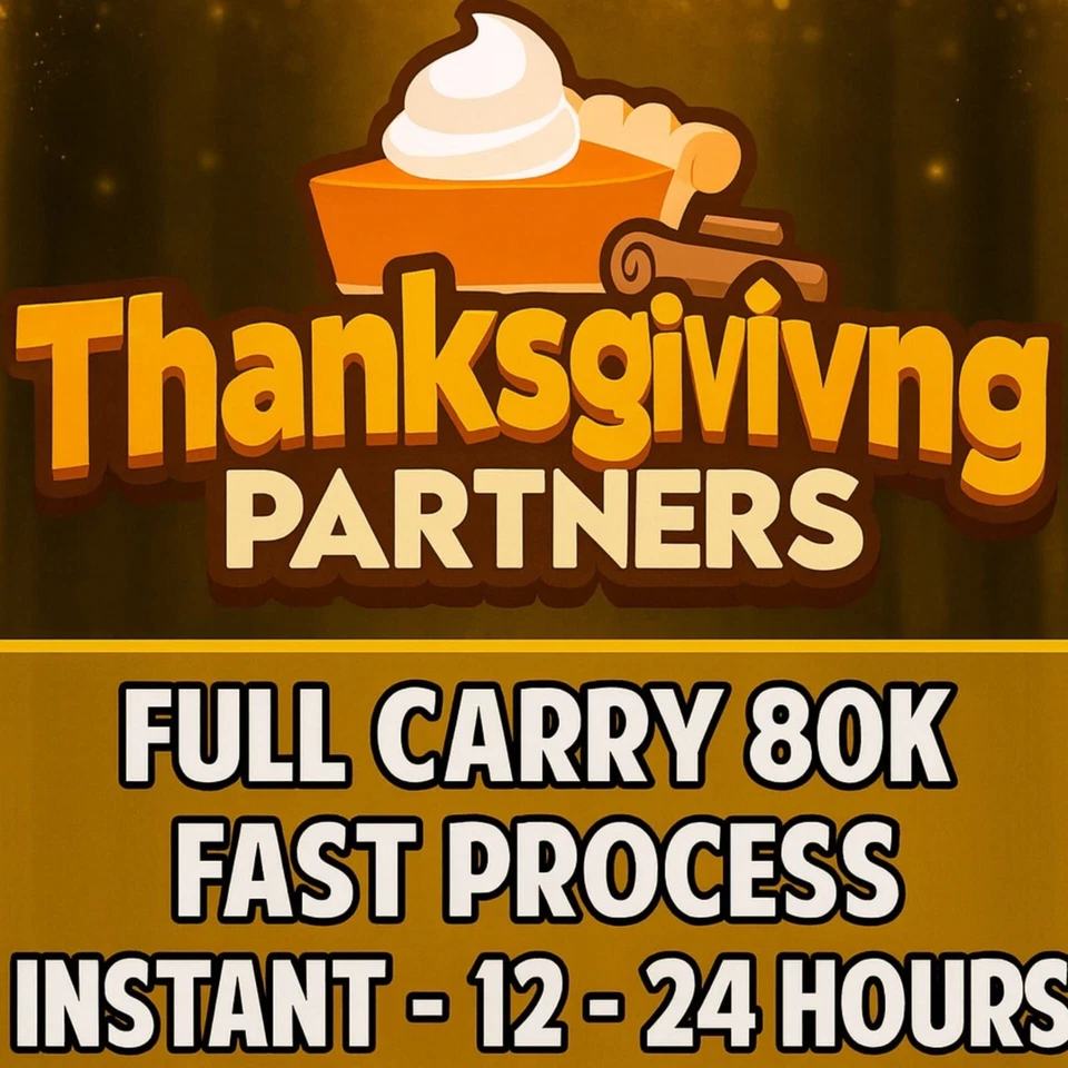 THANKSGIVING_PARTNERS_MONO_POLY_-GO_PARTNER_EVENT INST PROCESS 12 HOUR EXPRESS ! - Image 1 of 1