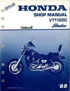 Honda Shop Manual - VT1100C Shadow - 1985 - 61MG800 - Picture 1 of 4