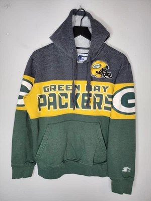 Sudadera con Capucha Vintage Starter Green Bay Packers Para Hombre Pequeña S NFL Pullover Sudadera Foto 1 de 4