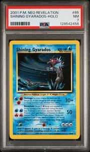 Pokémon Neo Revelation #65 Shining Gyarados-Holo 2001 PSA 7 - Imagen 1 de 2