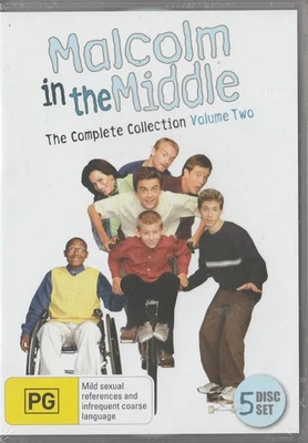 Malcolm in the Middle Volume 2  (DVD, 2013, 5-Disc Set) A7   Region 4 - Image 1 of 2